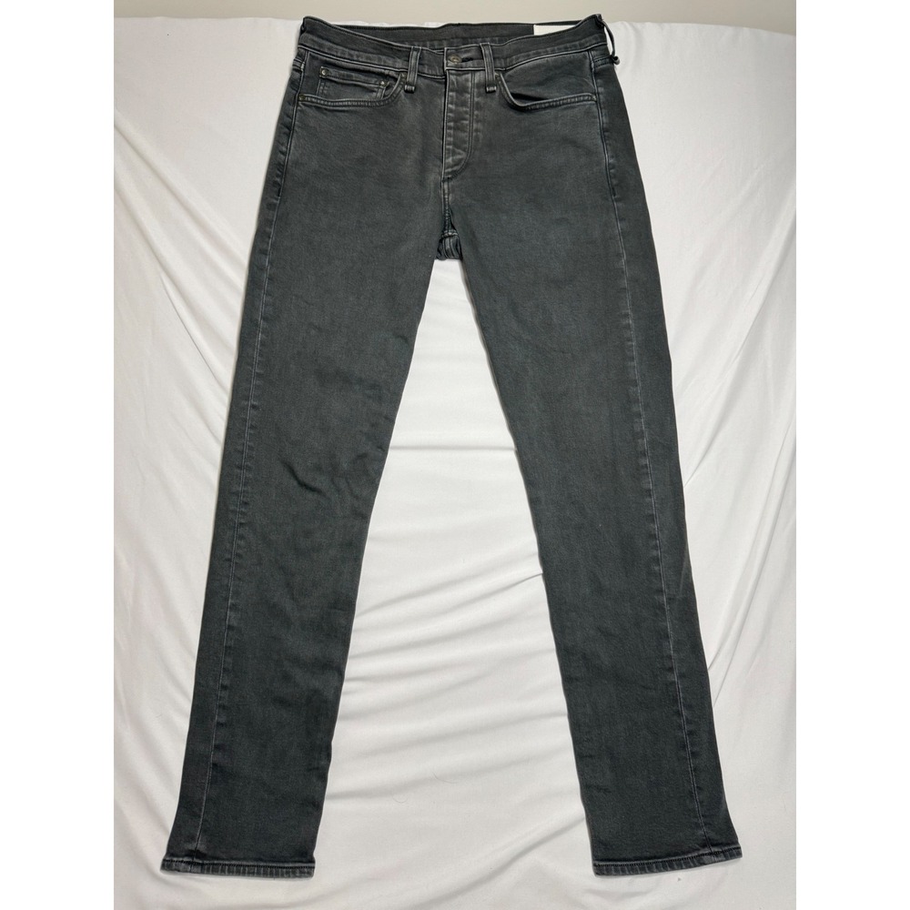 Rag & Bone Fit 2 Slim Jeans Mens Size 30 Fatigue Grey Button Fly Preppy